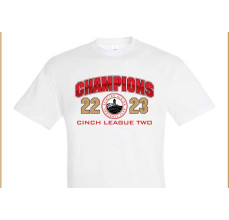 League 2 Champions 2023 T-Shirt White