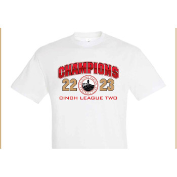 League 2 Champions 2023 T-Shirt White